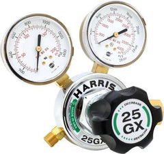 Harris 25GX-145-540 Medium/Heavy Duty Oxygen Gas Regulator-ShopWeldingSupplies.com