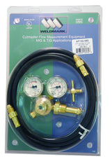 Weldmark AF150-580 Flow Gauge Regulator with 10FT Hose-ShopWeldingSupplies.com