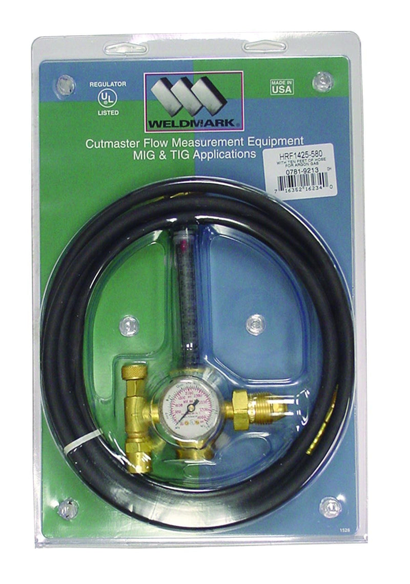 Weldmark HRF1425-580 Flowmeter Regulator with 10ft hose-ShopWeldingSupplies.com