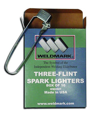 Weldmark WM4501 Three-Flint Spark Lighters (1 box)-ShopWeldingSupplies.com