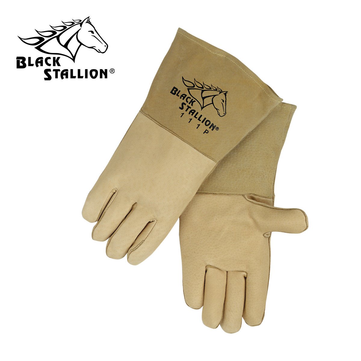 Revco 111P Quality Grain Pigskin Welding Gloves (Package of 6 Pairs)-ShopWeldingSupplies.com