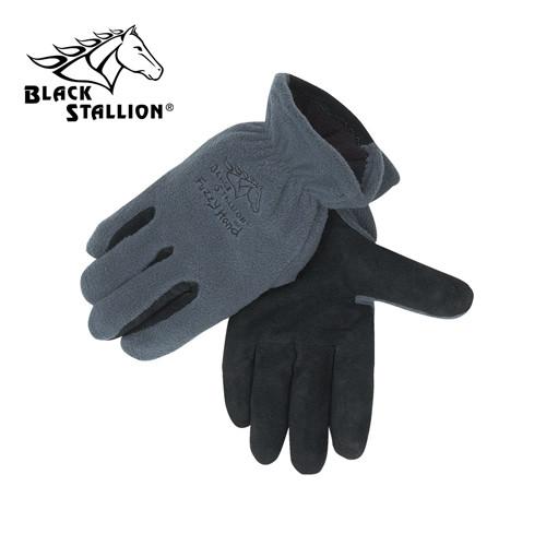 Revco 15FH-GRAY Fuzzyhand Winter Work Gloves: Gray Fleece/Pigskin (Package of 6 Pairs)-ShopWeldingSupplies.com