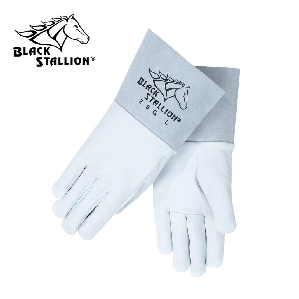 Black Stallion® (Revco) 25G Grain Goatskin TIG Welding Gloves-ShopWeldingSupplies.com