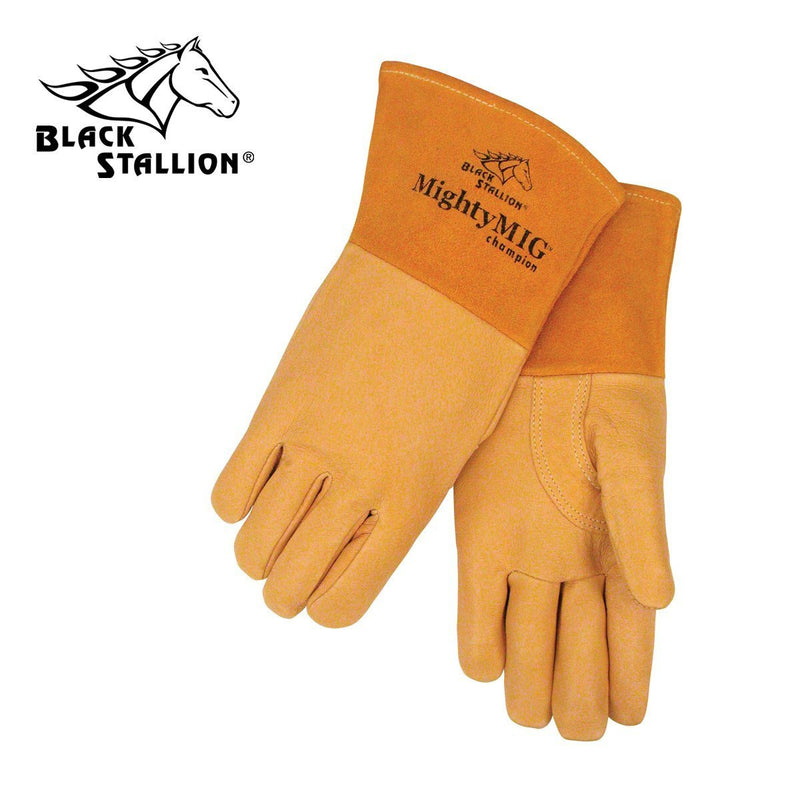 Revco 39CHMP MightyMIG® Grain Pigskin MIG Welding Gloves (Package of 6 Pairs)-ShopWeldingSupplies.com