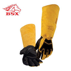 Revco BS99 BSX® Premium Split Cowhide/Pigskin Stick Welding Gloves (Package of 6 Pair)-ShopWeldingSupplies.com