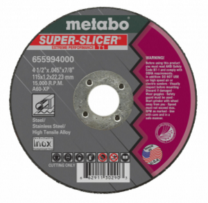 Metabo Super Slicer 6"x.045"x7/8" Cut-Off Wheel Type 1 A60XP (Box of 50)-ShopWeldingSupplies.com