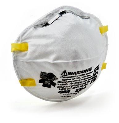 3M N95 8210 Disposable Particulate Respirator (20/box) 1 box-ShopWeldingSupplies.com