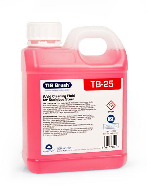 Ensitech TIG Brush TB-25 Premium Weld Cleaning Fluid (Quart and Gallon Avail.)-ShopWeldingSupplies.com
