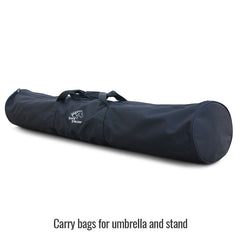 Revco Flame-Resistant Industrial Umbrella and Tripod Stand Combo - UB150-ShopWeldingSupplies.com