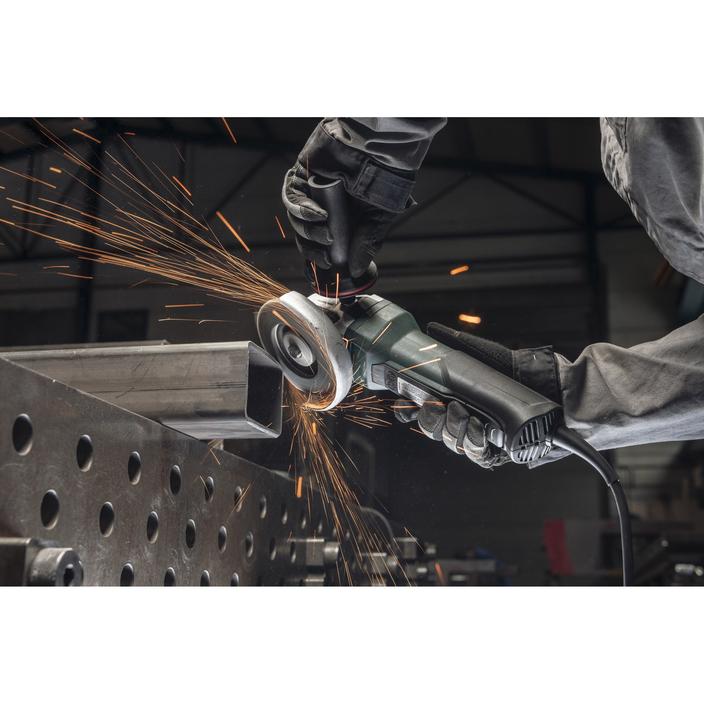 Metabo WP 11-125Q 4-1/2" 11 Amp Quick Non-Locking Paddle Switch Angle Grinder (603624420)-ShopWeldingSupplies.com