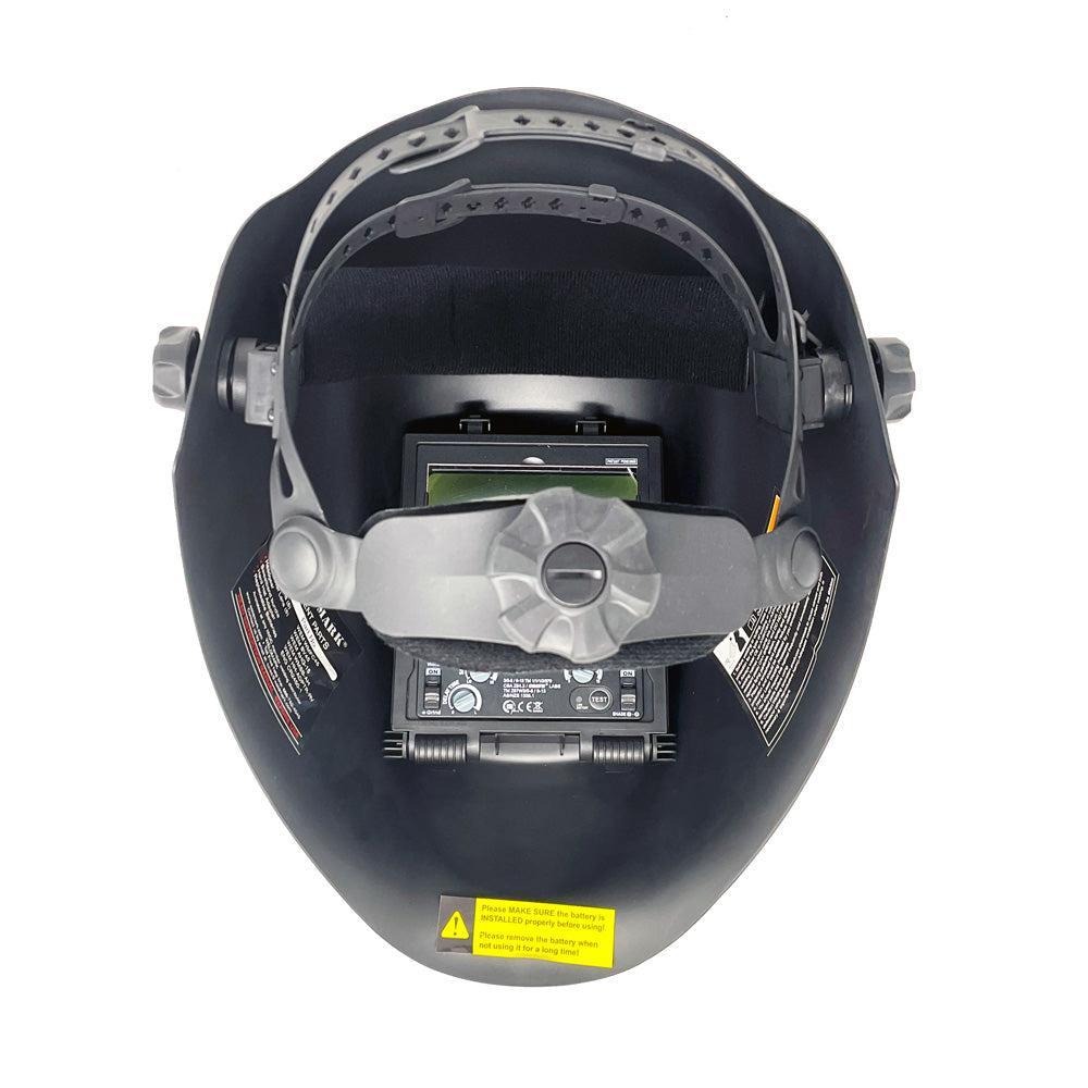 Weldmark BSV Super-View Black Auto-Darkening Welding Helmet (Shade 5-13)-ShopWeldingSupplies.com