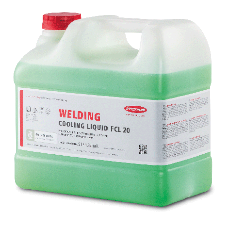 Fronius Welding Cooling Liquid FCL20 (1.32 Gallon) for Water-Cooled Fronius Machines (40,0009,0182)-ShopWeldingSupplies.com