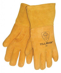 Tillman Welding Gloves: Premium Gold Deerskin - Large-ShopWeldingSupplies.com