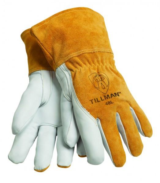 Tillman 48 Mig Welding Gloves: Goatskin/Cowhide (Select Size)-ShopWeldingSupplies.com